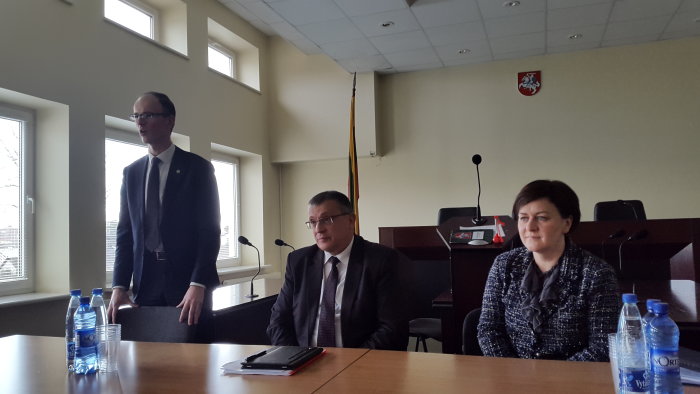 Marijampolės apylinkės teisme lankėsi Lietuvos Aukščiausiojo Teismo pirmininkas ir Nacionalinės teismų administracijos direktorė 