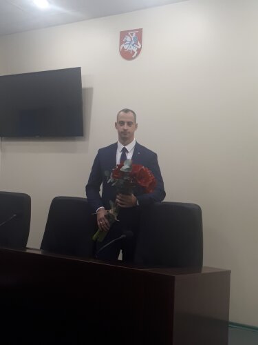 Marijampolės apylinkės teismo Marijampolės rūmuose darbą pradėjo teisėjas Aivaras Naujalis