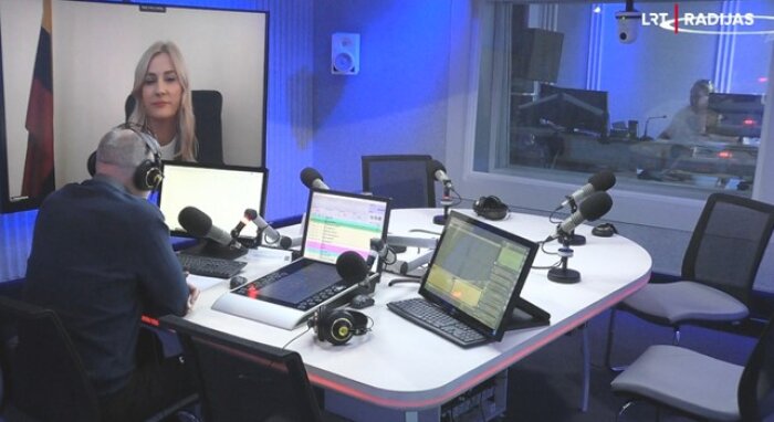 LRT radijo laidos „Radijo byla“ pašnekovė – Marijampolės apylinkės teismo Vilkaviškio rūmų teisėja Lina Antanaitienė 
