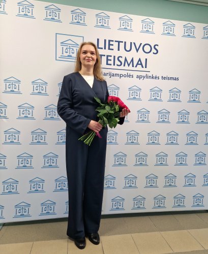 Teisėja Virginija Melienė pradeda darbą Marijampolės apylinkės teismo Marijampolės rūmuose  