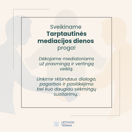 Tarptautinė mediacijos diena